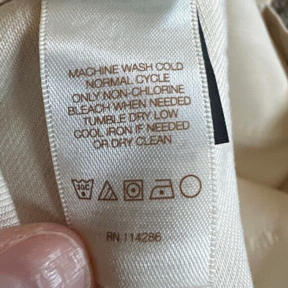 Women’s Frye x Anthropologie Tan Pascale Paperbag High Waist Shorts Size 26 - Picture 7 of 8